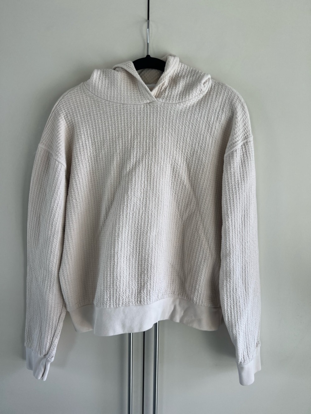 Perfectwhitetee Cassie waffle knit sweatshirt